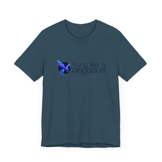 Logo Cotton Blend Tee - Hung Like a Pegasus