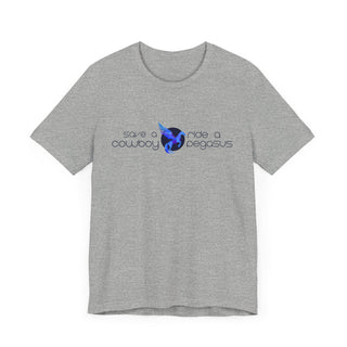 Logo Cotton Blend Tee - Save a Cowboy, Ride a Pegasus