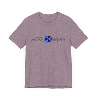 Logo Cotton Blend Tee - Save a Cowboy, Ride a Pegasus